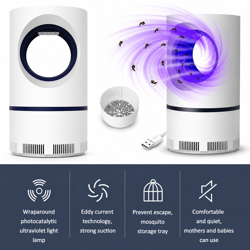 Mosquito Killer Lamp. (White)